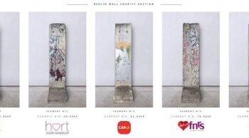 Morceaux du mur de Berlin mis aux enchère par la Brafa